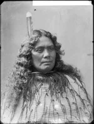 Waitapu Rongonui - Photograph taken by William Henry Thomas Partington