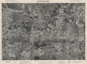 Onewhero / this map was compiled by N.Z. Aerial Mapping Ltd. for Lands & Survey Dept., N.Z.
