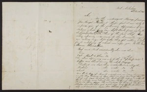 New Zealand Company: Letter from steerage passengers on the Bengal Merchant to Samuel Revans