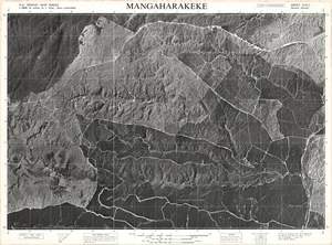 Mangaharakeke / this map was compiled by N.Z. Aerial Mapping Ltd. for Lands & Survey Dept., N.Z.