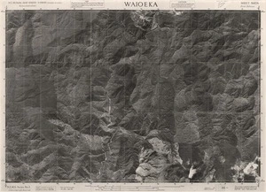 Waioeka / this mosaic compiled by N.Z. Aerial Mapping Ltd. for Lands and Survey Dept., N.Z.