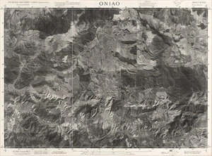 Oniao / this mosaic compiled by N.Z. Aerial Mapping Ltd. for Lands and Survey Dept., N.Z.