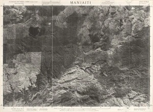 Maniaiti / this mosaic compiled by N.Z. Aerial Mapping Ltd. for Lands and Survey Dept., N.Z.