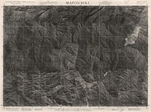 Mapouriki / this mosaic compiled by N.Z. Aerial Mapping Ltd. for Lands and Survey Dept., N.Z.