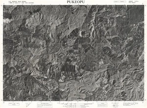 Pukeopu / this map was compiled by N.Z. Aerial Mapping Ltd. for Lands and Survey Dept., N.Z.