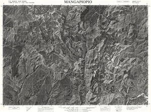 Mangapiopio / this map was compiled by N.Z. Aerial Mapping Ltd. for Lands and Survey Dept., N.Z.