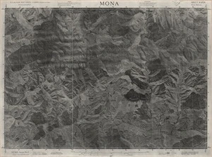 Mona / this mosaic compiled by N.Z. Aerial Mapping Ltd. for Lands and Survey Dept., N.Z.