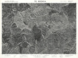 Te Reinga / this maps was compiled by N.Z. Aerial Mapping Ltd. for Lands & Survey Dept., N.Z.