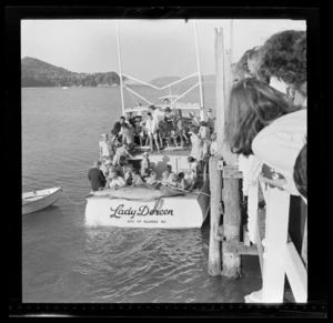 Boat Lady Doreen Swordie at Paihia, Bay of Islands, Far North District, Northland Region
