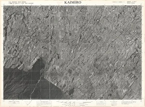 Kaimiro / this map was compiled by N.Z. Aerial Mapping Ltd. for Lands and Survey Dept., N.Z.
