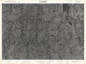 Tariki / this map was compiled by N.Z. Aerial Mapping Ltd. for Lands & Survey Dept., N.Z.