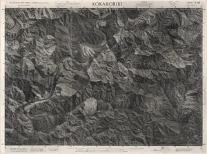 Kokakoriki / this mosaic compiled by N.Z. Aerial Mapping Ltd. for Lands and Survey Dept., N.Z.