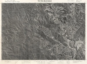 Tunurangi / this map was compiled by N.Z. Aerial Mapping Ltd. for Lands and Survey Dept., N.Z.