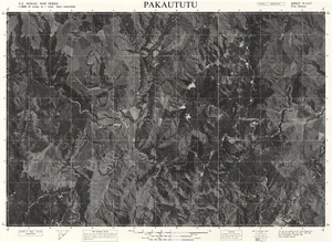Pakaututu / this map was compiled by N.Z. Aerial Mapping Ltd. for Lands and Survey Dept., N.Z.