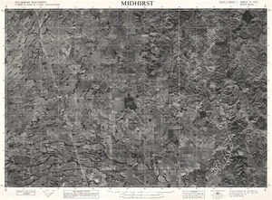 Midhirst / this mosaic compiled by N.Z. Aerial Mapping Ltd. for Lands and Survey Dept., N.Z.