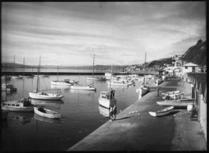 Boat marina at Oriental Bay, Wellington