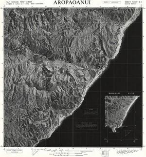 Aropaoanui / this map was compiled by N.Z. Aerial Mapping Ltd. for Lands and Survey Dept., N.Z.