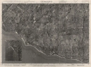 Otakeho / this mosaic compiled by N.Z. Aerial Mapping Ltd. for Lands and Survey Dept., N.Z.