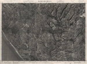 Kakaramea / this mosaic compiled by N.Z. Aerial Mapping Ltd. for Lands and Survey Dept., N.Z.