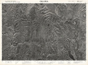 Okawa / this map was compiled by N.Z. Aerial Mapping Ltd. for Lands & Survey Dept., N.Z.