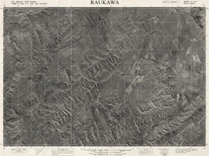 Raukawa / this map was compiled by N.Z. Aerial Mapping Ltd. for Lands and Survey Dept., N.Z.