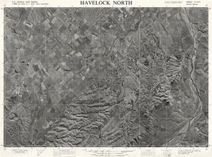 Havelock North / this map was compiled by N.Z. Aerial Mapping Ltd. for Lands & Survey Dept., N.Z.