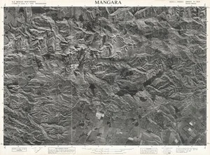 Mangara / this mosaic compiled by N.Z. Aerial Mapping Ltd. for Lands and Survey Dept., N.Z.