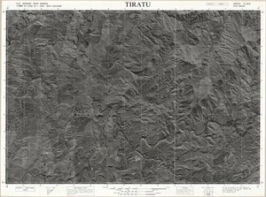 Tiratu / this map was compiled by N.Z. Aerial Mapping Ltd. for Lands and Survey Dept., N.Z.