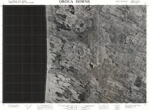 Oroua Downs / this map was compiled by N.Z. Aerial Mapping Ltd. for Lands & Survey Dept., N.Z.
