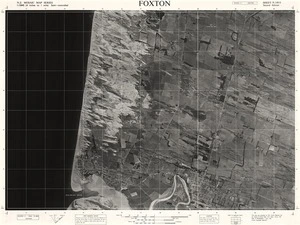 Foxton / this map was compiled by N.Z. Aerial Mapping Ltd. for Lands & Survey Dept., N.Z.