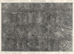 Bunnythorpe / this mosaic compiled by N.Z. Aerial Mapping Ltd. for Lands and Survey Dept., N.Z.