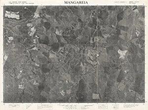Mangareia / this map was compiled by N.Z. Aerial Mapping Ltd. for Lands and Survey Dept., N.Z.