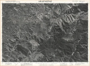 Arapaepae / this map was compiled by N.Z. Aerial Mapping Ltd. for Lands and Survey Dept., N.Z.