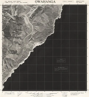 Owahanga / this mosaic compiled by N.Z. Aerial Mapping Ltd. for Lands and Survey Dept., N.Z.