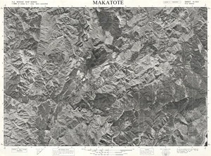 Makatote / this map was compiled by N.Z. Aerial Mapping Ltd. for Lands and Survey Dept., N.Z.