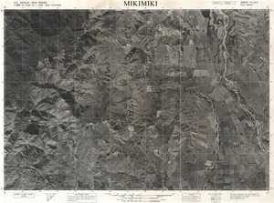 Mikimiki / this mosaic compiled by N.Z. Aerial Mapping Ltd. for Lands and Survey Dept., N.Z.