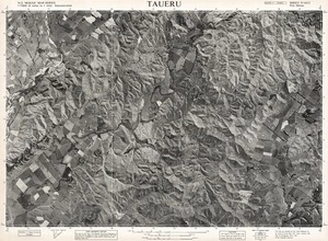 Taueru / this map was compiled by N.Z. Aerial Mapping Ltd. for Lands and Survey Dept., N.Z.