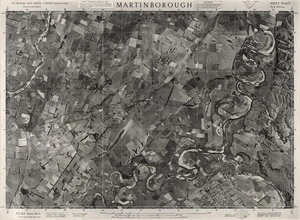 Martinborough / this mosaic compiled by N.Z. Aerial Mapping Ltd. for Lands and Survey Dept., N.Z.