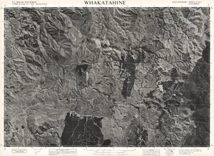 Whakatahine / this map was compiled by N.Z. Aerial Mapping Ltd. for Lands and Survey Dept., N.Z.
