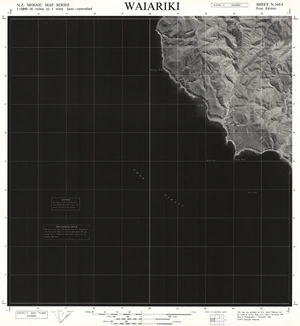 Waiariki / this map was compiled by N.Z. Aerial Mapping Ltd. for Lands & Survey Dept., N.Z.