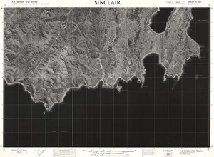 Sinclair / this map was compiled by N.Z. Aerial Mapping Ltd. for Lands & Survey Dept., N.Z.