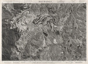 Haurangi / this mosaic compiled by N.Z. Aerial Mapping Ltd. for Lands and Survey Dept., N.Z.
