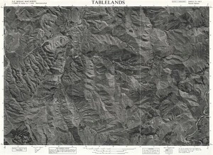 Tablelands / this map was compiled by N.Z. Aerial Mapping Ltd. for Lands & Survey Dept., N.Z.