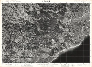 Adams / this map was compiled by N.Z. Aerial Mapping Ltd. for Lands & Survey Dept., N.Z.