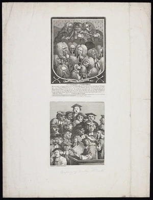 Hogarth, William, 1697-1764 :The Company of Undertakers; [Scholars at a lecture]. Published by W. Hogarth. March the 3d 1736.
