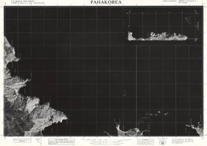 Pahakorea / this map was compiled by N.Z. Aerial Mapping Ltd. for Lands & Survey Dept., N.Z.