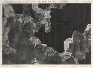 Port Gore / this mosaic compiled by N.Z. Aerial Mapping Ltd. for Lands and Survey Dept., N.Z.
