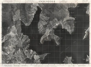 Endeavour / this mosaic compiled by N.Z. Aerial Mapping Ltd. for Lands and Survey Dept., N.Z.