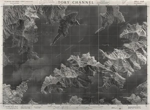 Tory Channel / this mosaic compiled by N.Z. Aerial Mapping Ltd. for Lands and Survey Dept., N.Z.