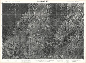 Matariki / this map was compiled by N.Z. Aerial Mapping Ltd. for Lands & Survey Dept., N.Z.